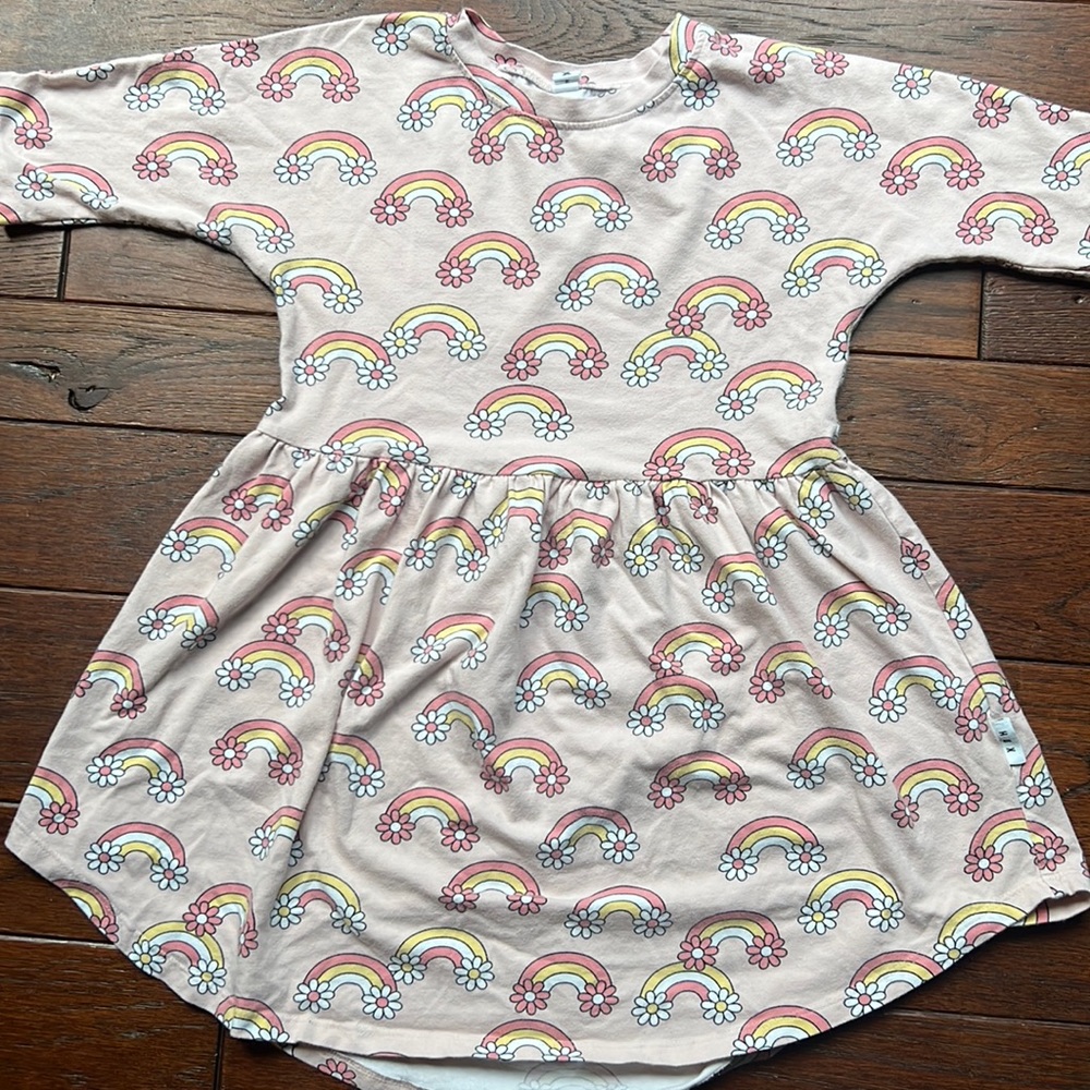 HUX BABY Rainbow Swirl Dress